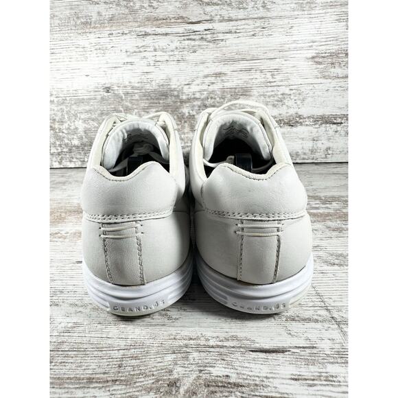 Men's Cole Haan Reagan Grand Oxford Leather Sneakers White Sz 8.5M - Picture 6 of 10